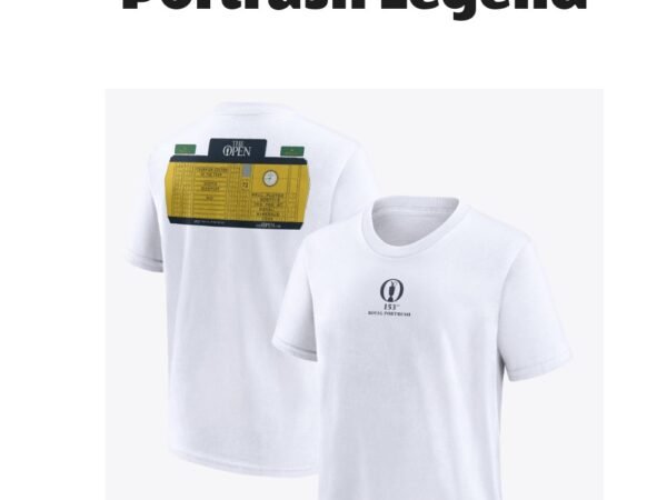 Champion Golfer Scottie Scheffler The 153rd Open Royal Portrush Graphic T-Shirt - Kids