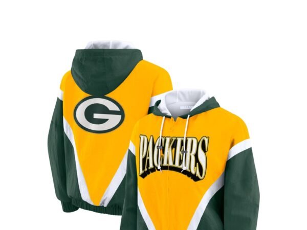 Green Bay Packers Wear By Erin Andrews Windbreaker Women's