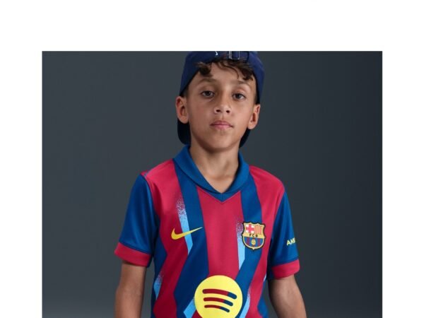 FC Barcelona Stadium Fourth Kids' Soccer Jersey