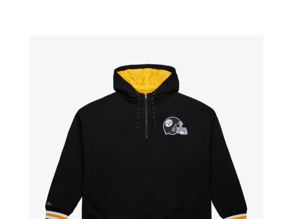 Mitchell & Ness Vintage Logo Throw It Back Hoodie Pittsburgh Steelers