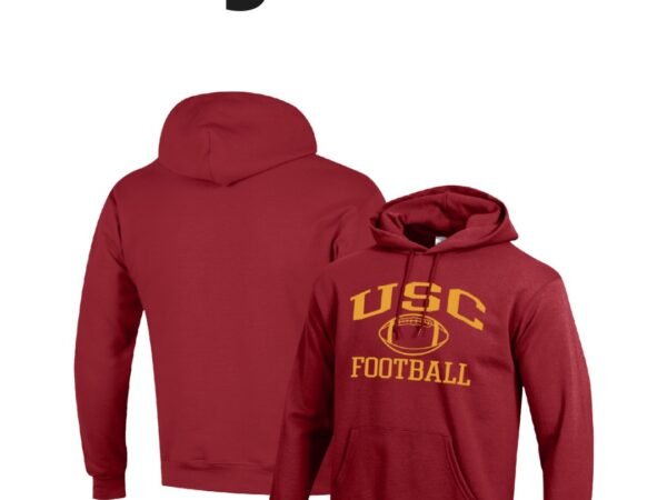 Men's Champion USC Trojans Football Icon Pullover Hoodie