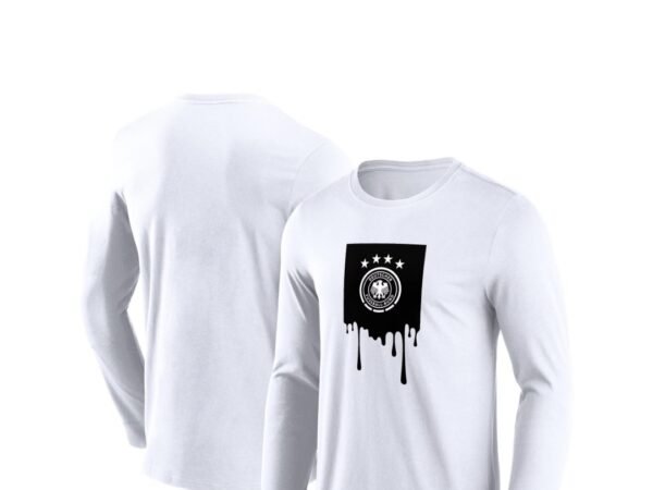 DFB Liquify Graphic Long Sleeve T-Shirt White