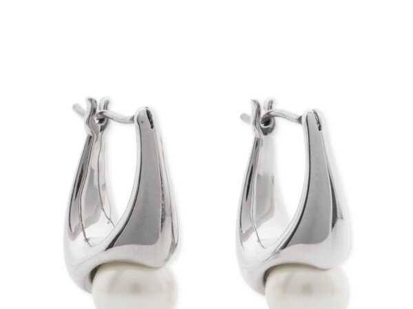 Kate Spade Imitation Pearl Harmony Huggie Earrings