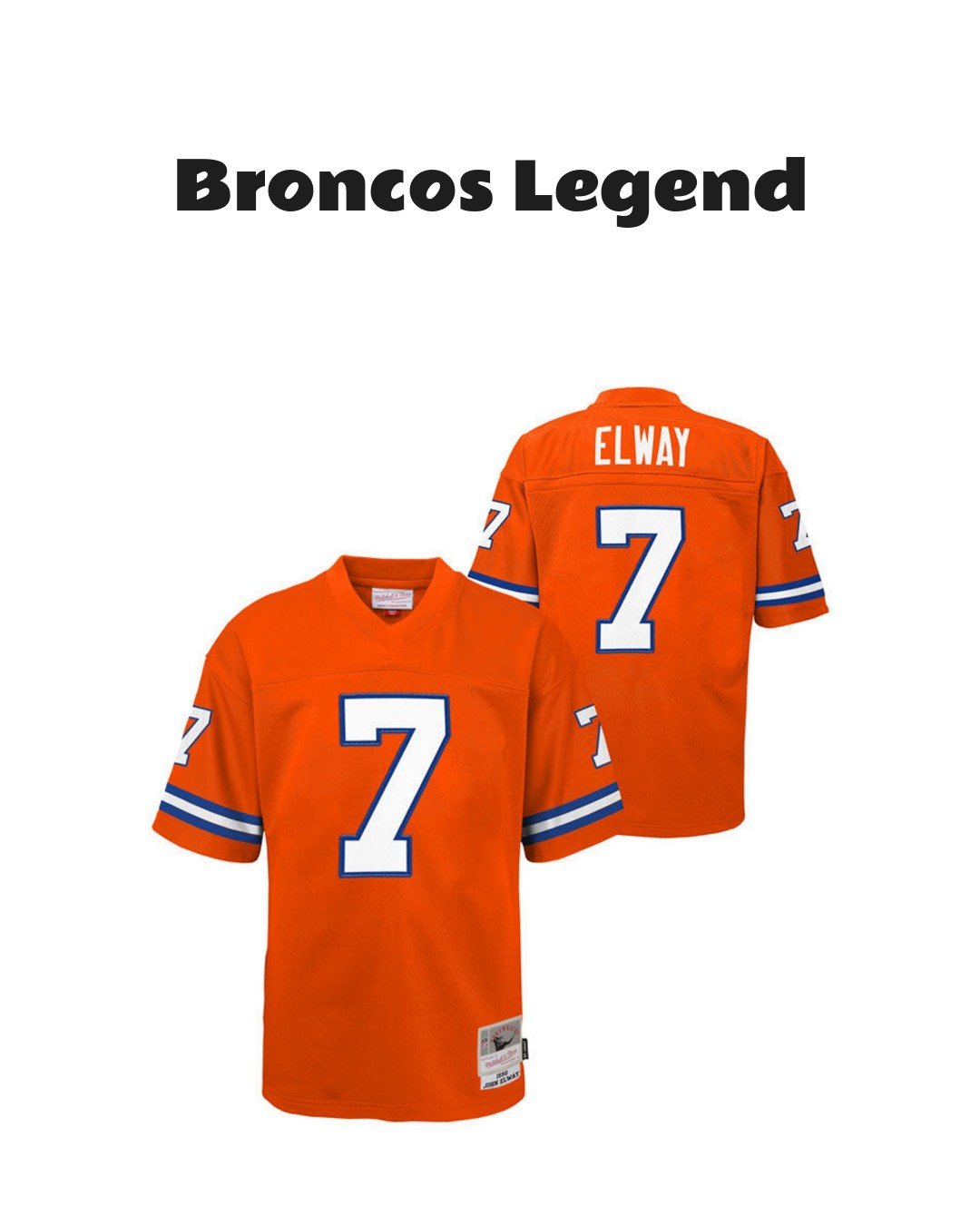Mitchell & Ness John Elway Denver Broncos Legacy Retired Player Jersey