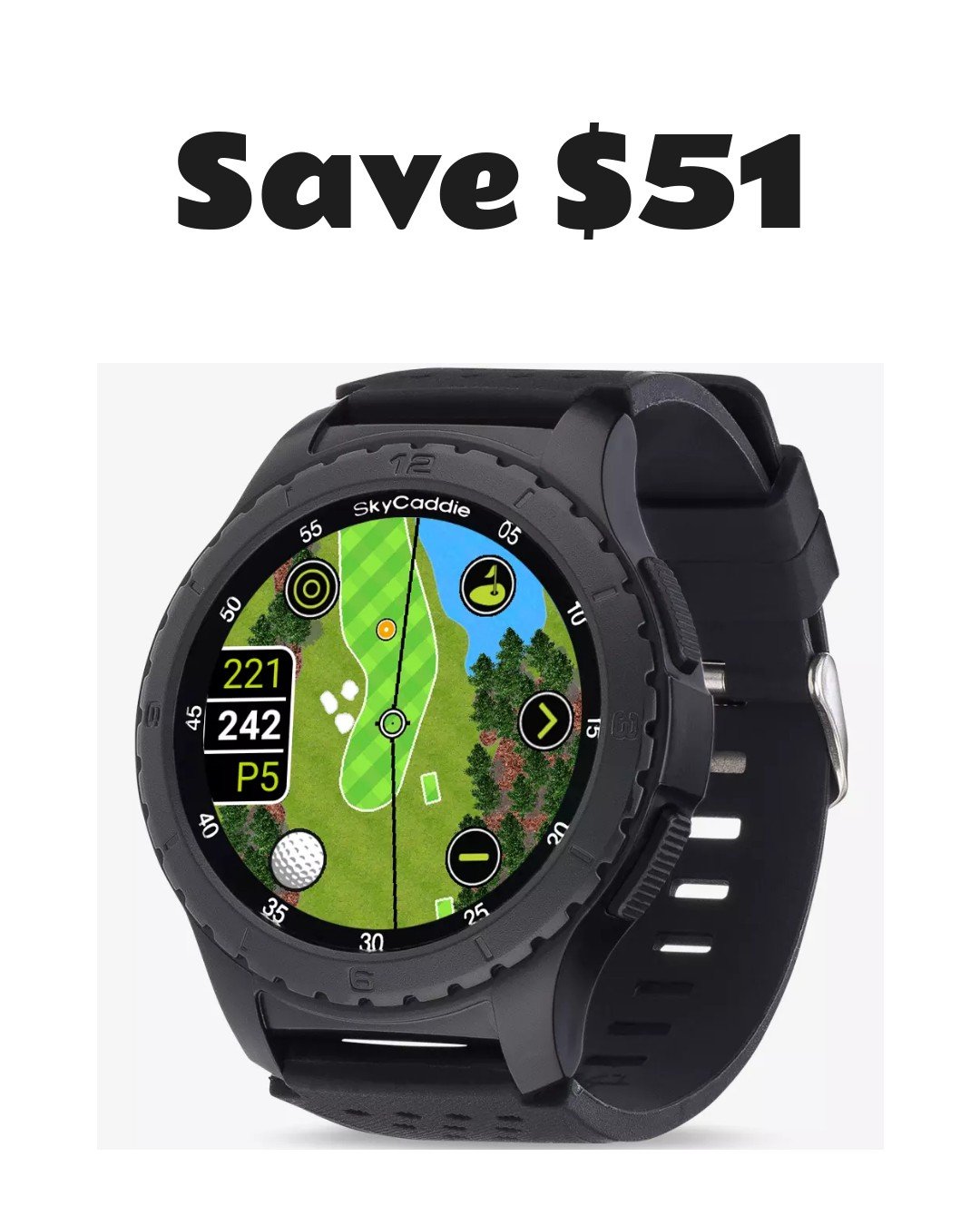 SkyTrak LX5 GPS Golf Watch