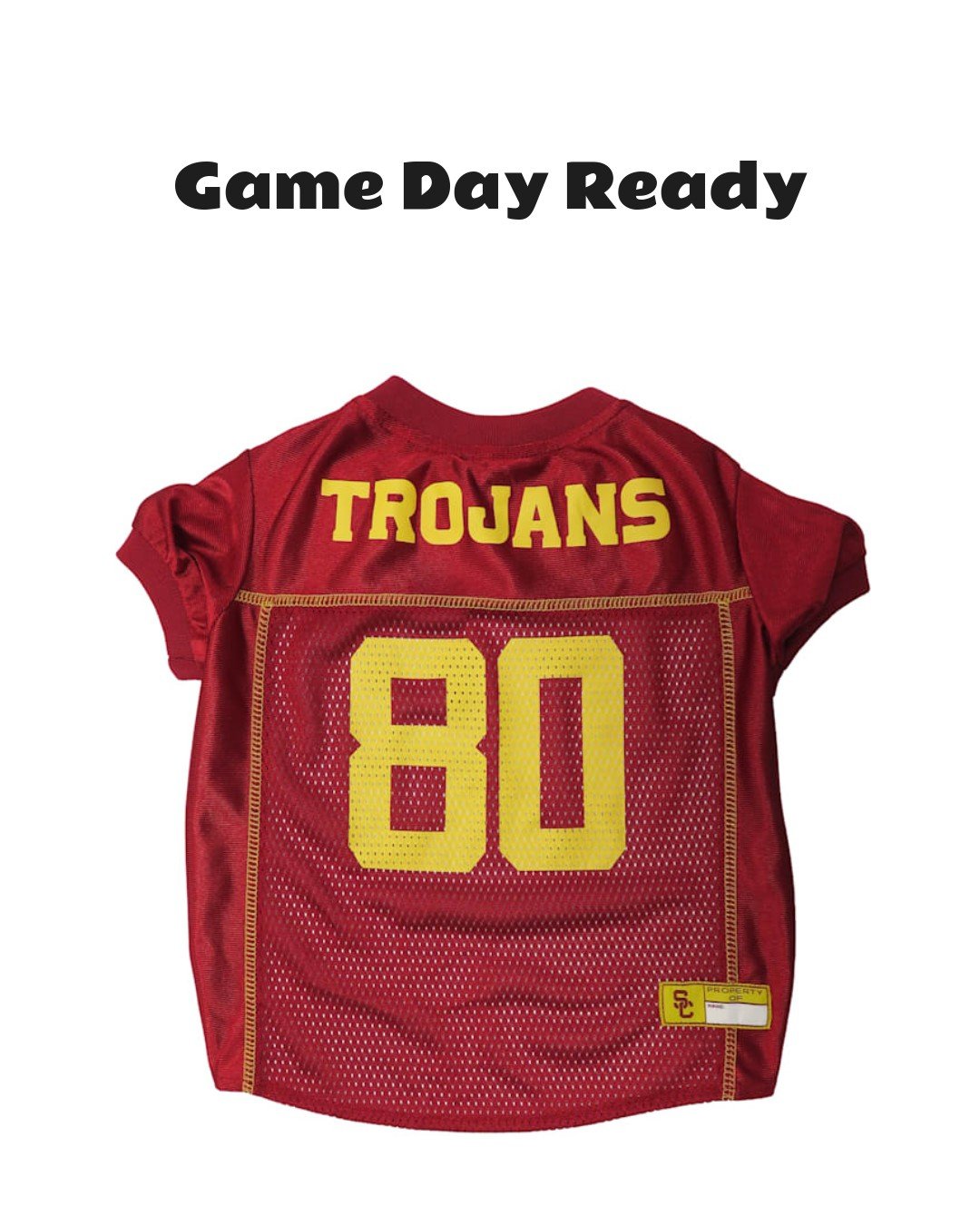 Pets First NCAA USC Trojans Mesh Jersey for Dogs