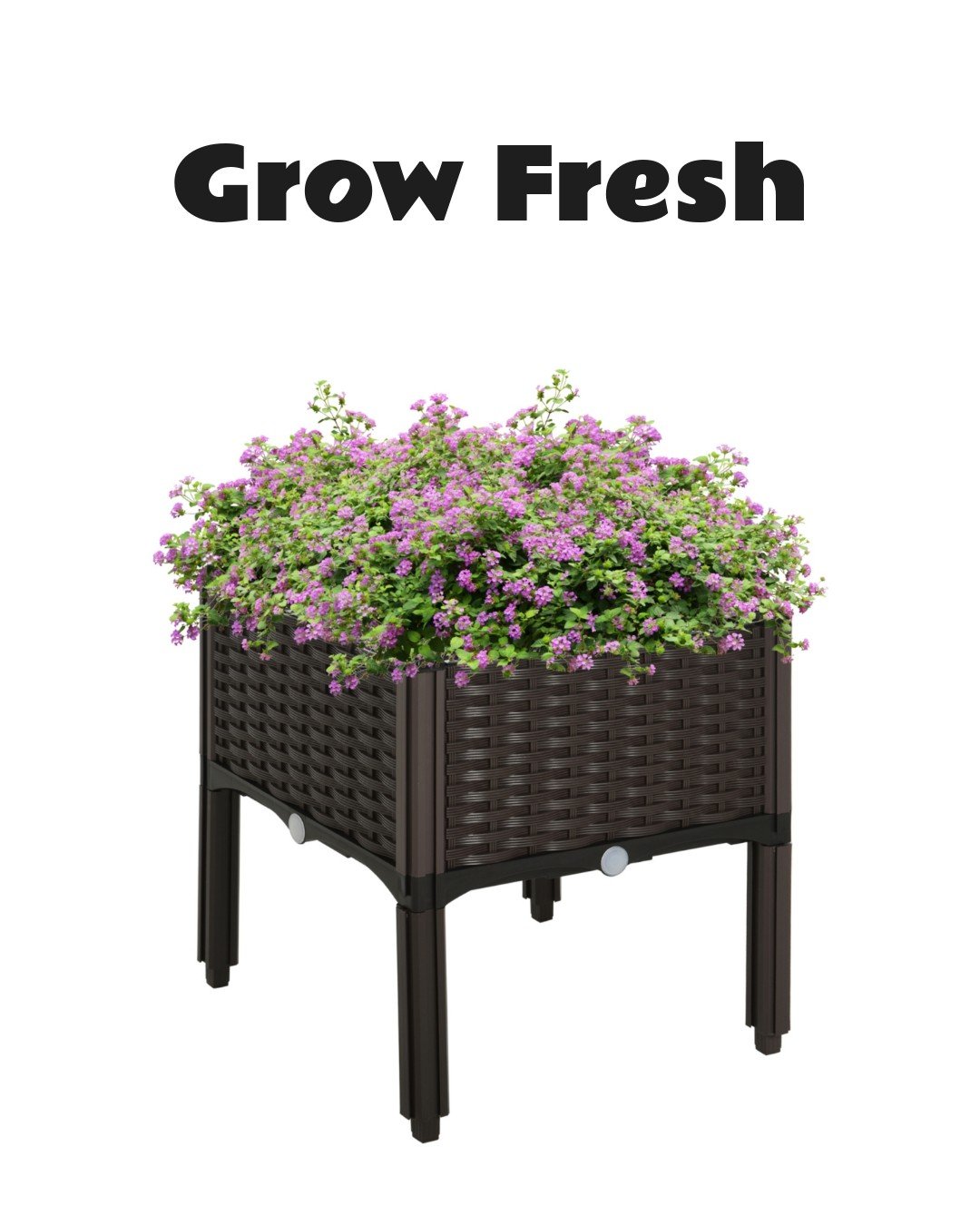 Elevated Self-Watering Raised Garden Bed