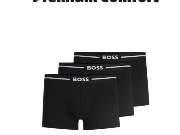 Hugo Boss Men's 3-Pack Bold Logo Trunks