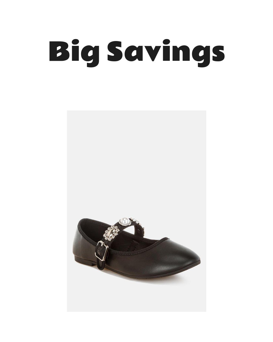 London Rag Kavana Charms Embellished Flat Mary Janes