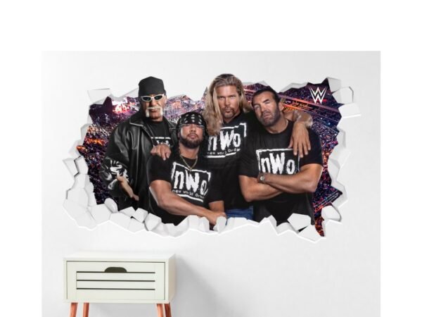 WWE nWo Broken Wall Sticker