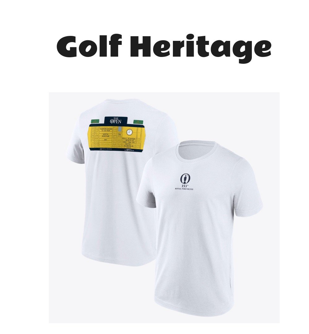 The 153rd Open Royal Portrush Champion Golfer Scottie Scheffler Graphic T-Shirt