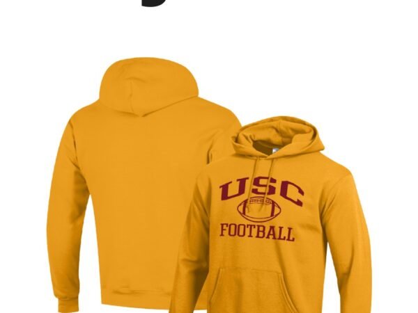 Men's Champion USC Trojans Football Icon Pullover Hoodie