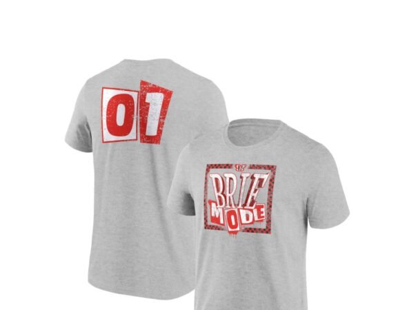 WWE Brie Bella Mode T-Shirt Grey
