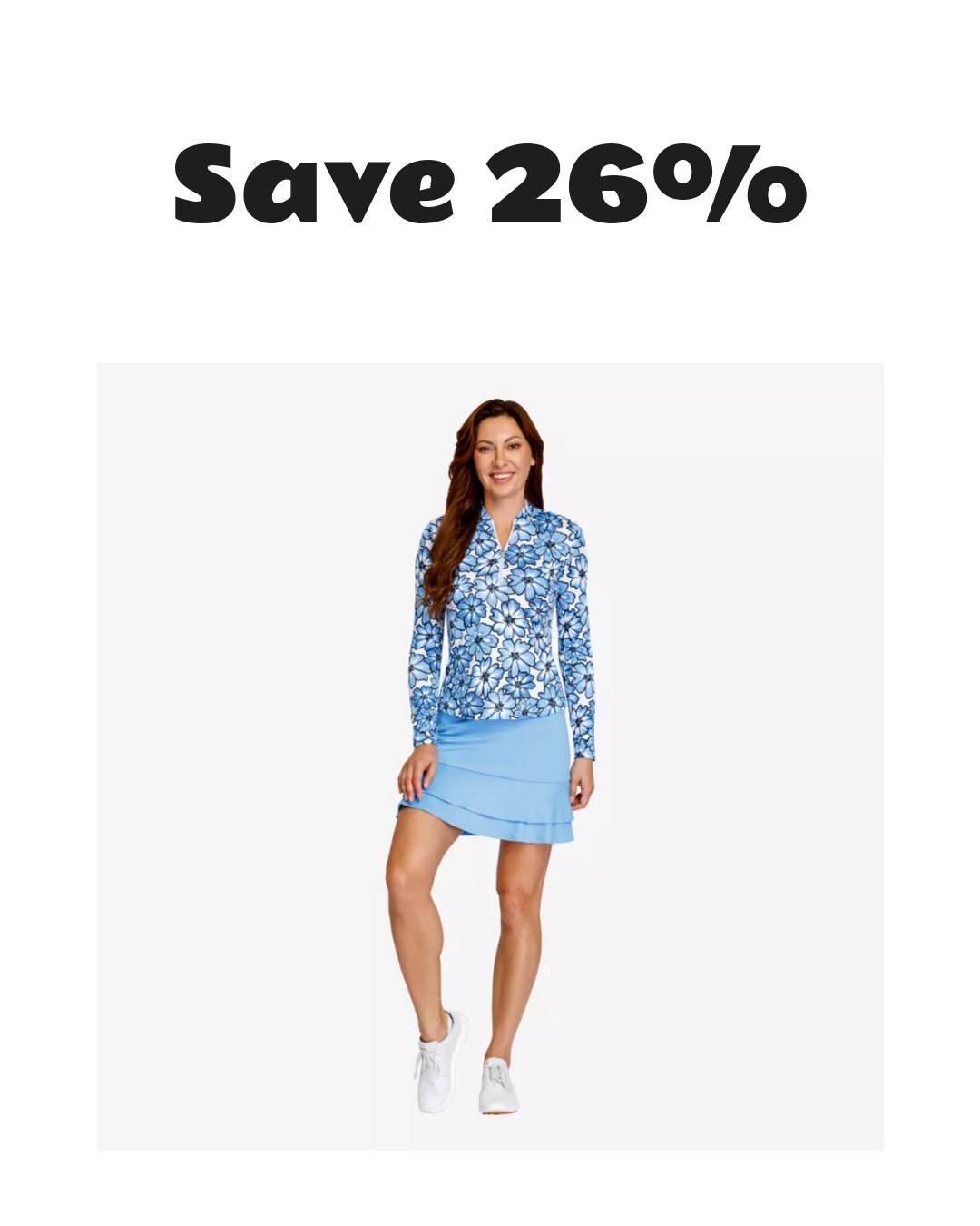 Tail Kalinda Floral Quarter Zip Pullover