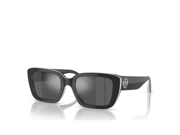 Tory Burch Women's Sunglasses Black White Trilayer