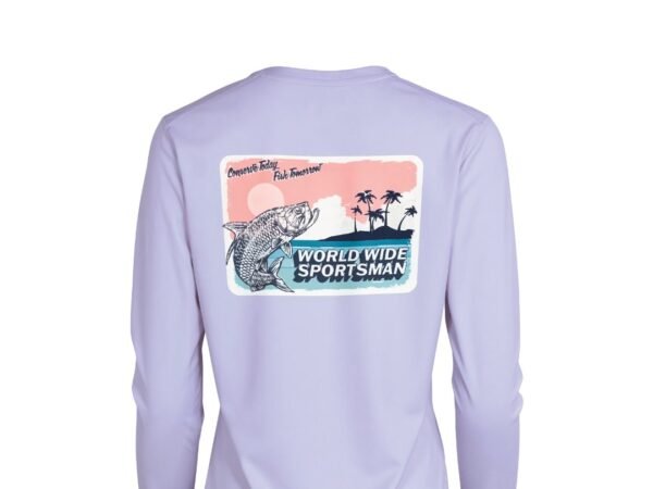 World Wide Sportsman 3D Cool Underwater Tuna Graphic Angler Long-Sleeve Shirt