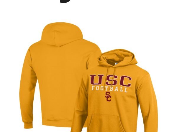 Champion USC Trojans Football Stack Pullover Hoodie