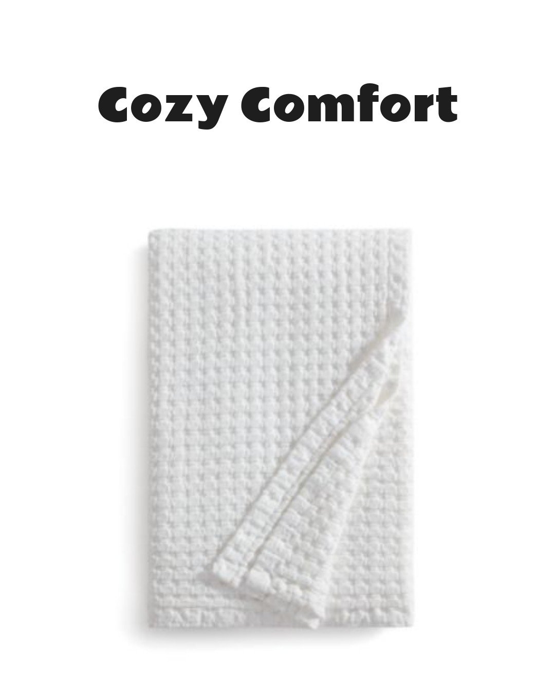 DKNY Pure Cotton Waffle Blanket