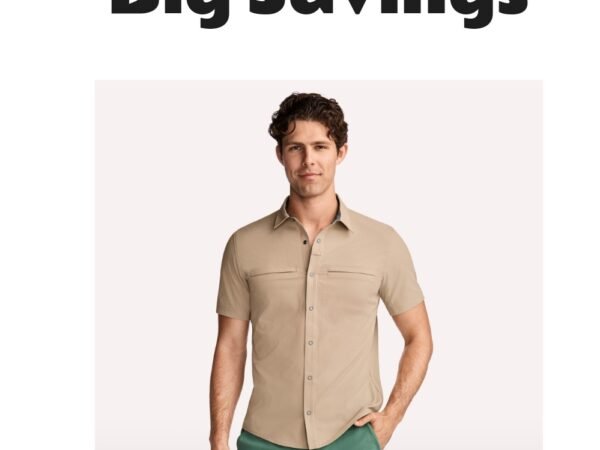 Jockey Outdoors by Luke Bryan Short Sleeve Snap Woven Shirt