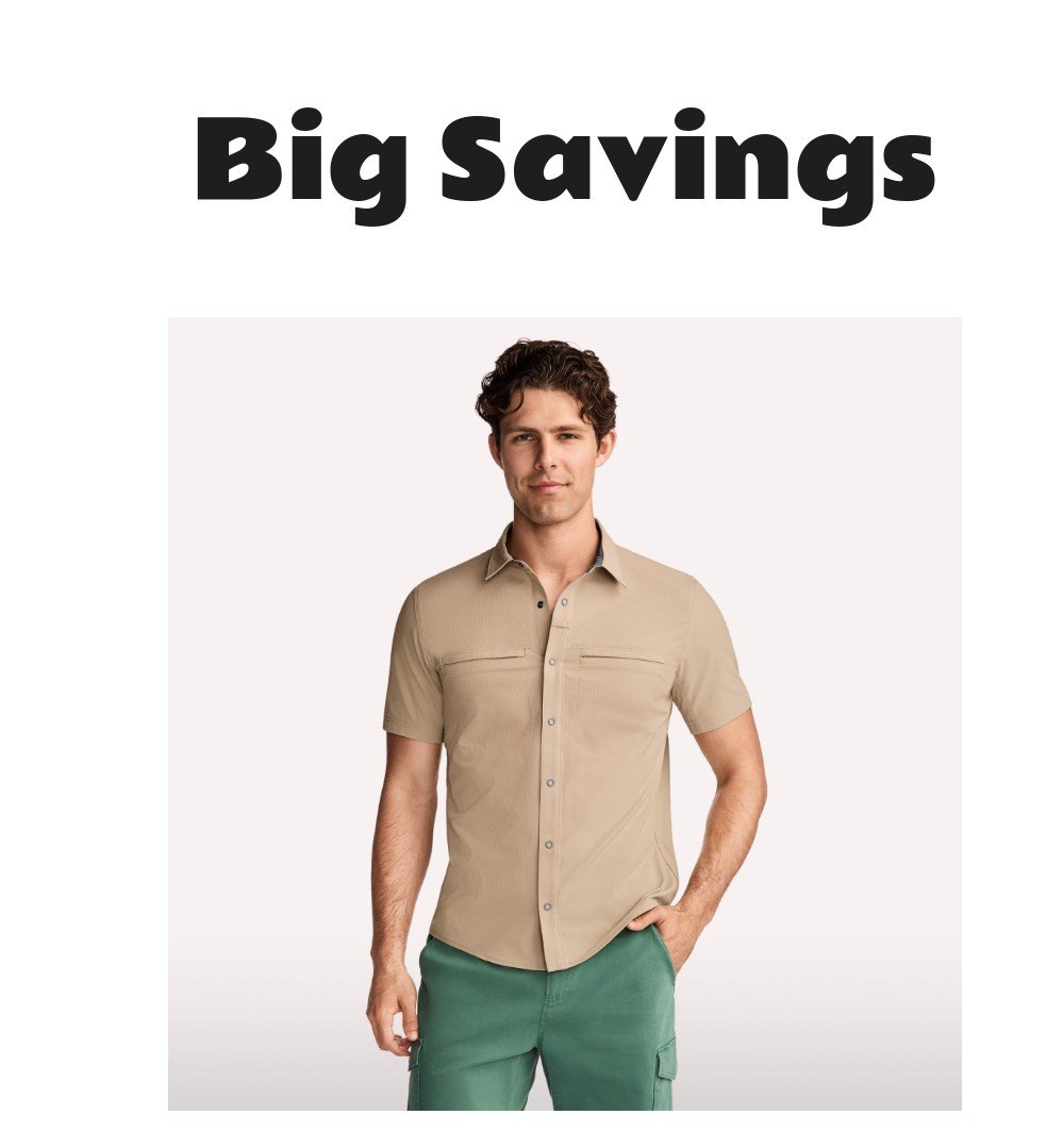Jockey Outdoors by Luke Bryan Short Sleeve Snap Woven Shirt