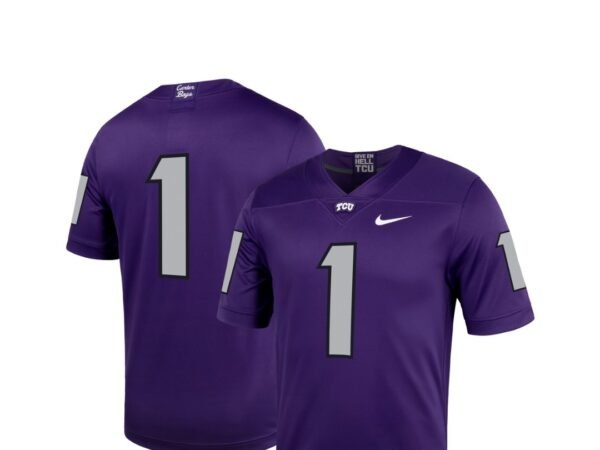Nike TCU Horned Frogs Untouchable Football Jersey Purple