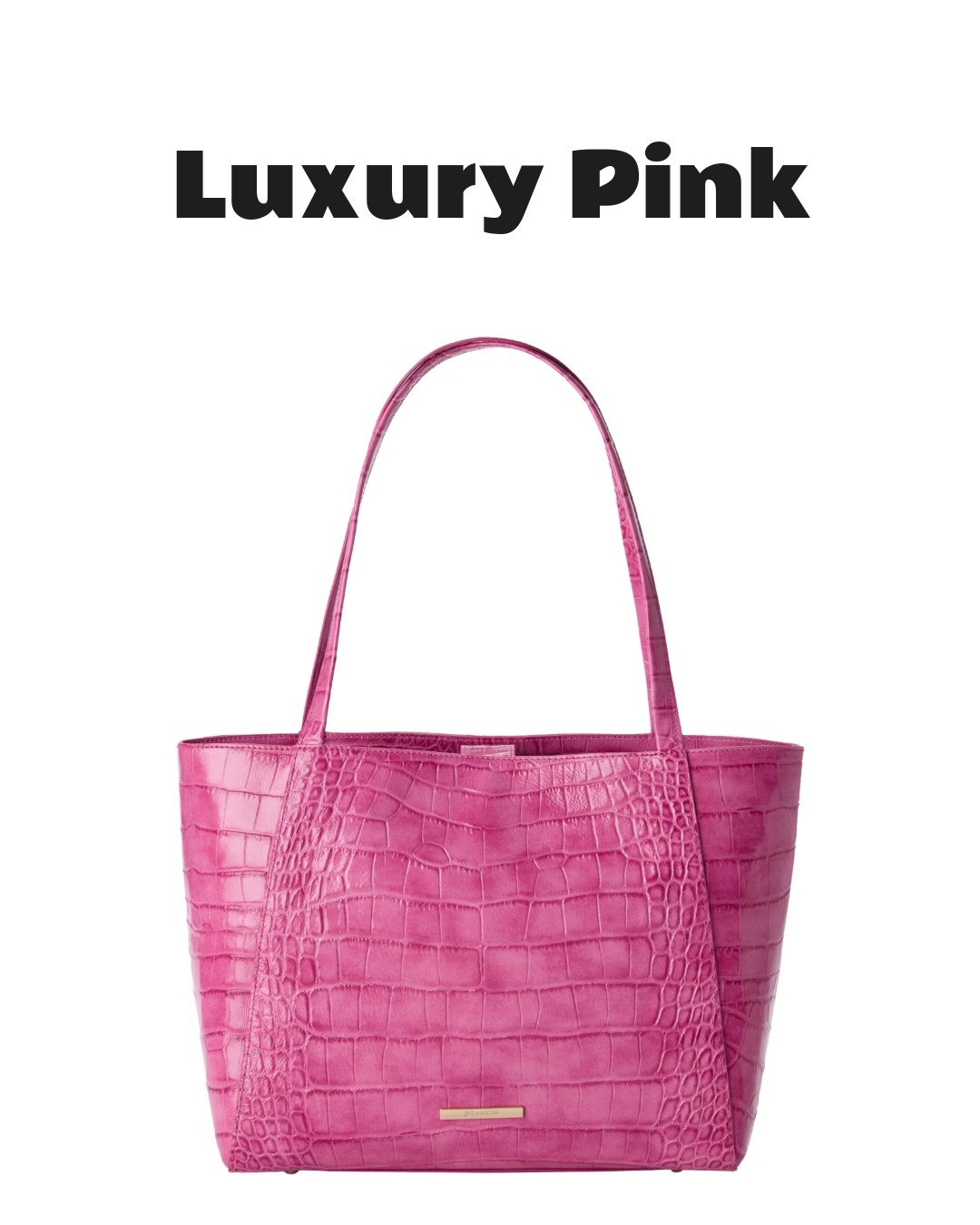 Brahmin Mona Alba Large Leather Tote Handbag