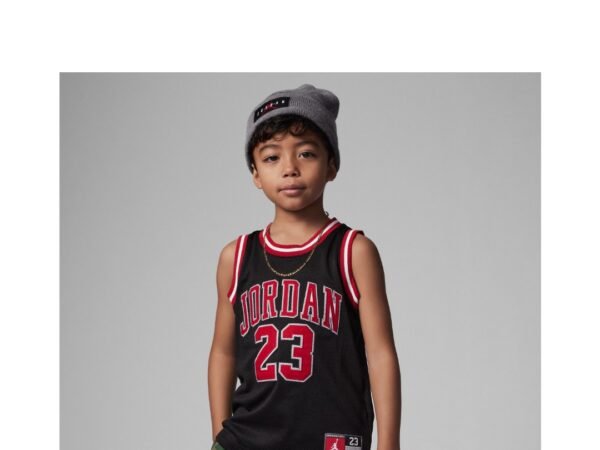 Jordan Little Kids' 23 Jersey Black