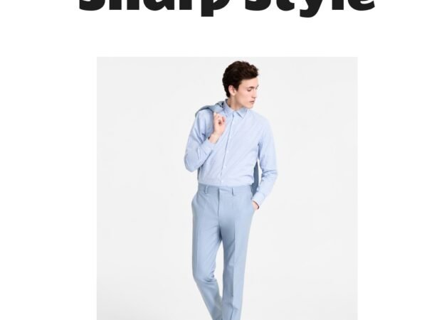 Hugo Boss Modern-Fit Wool Blend Suit Pants