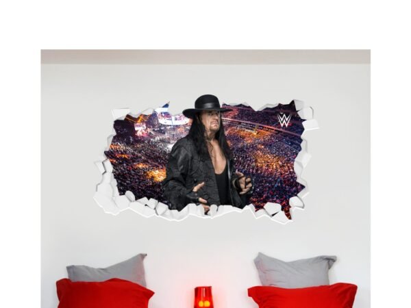 WWE The Undertaker Broken Wall Sticker