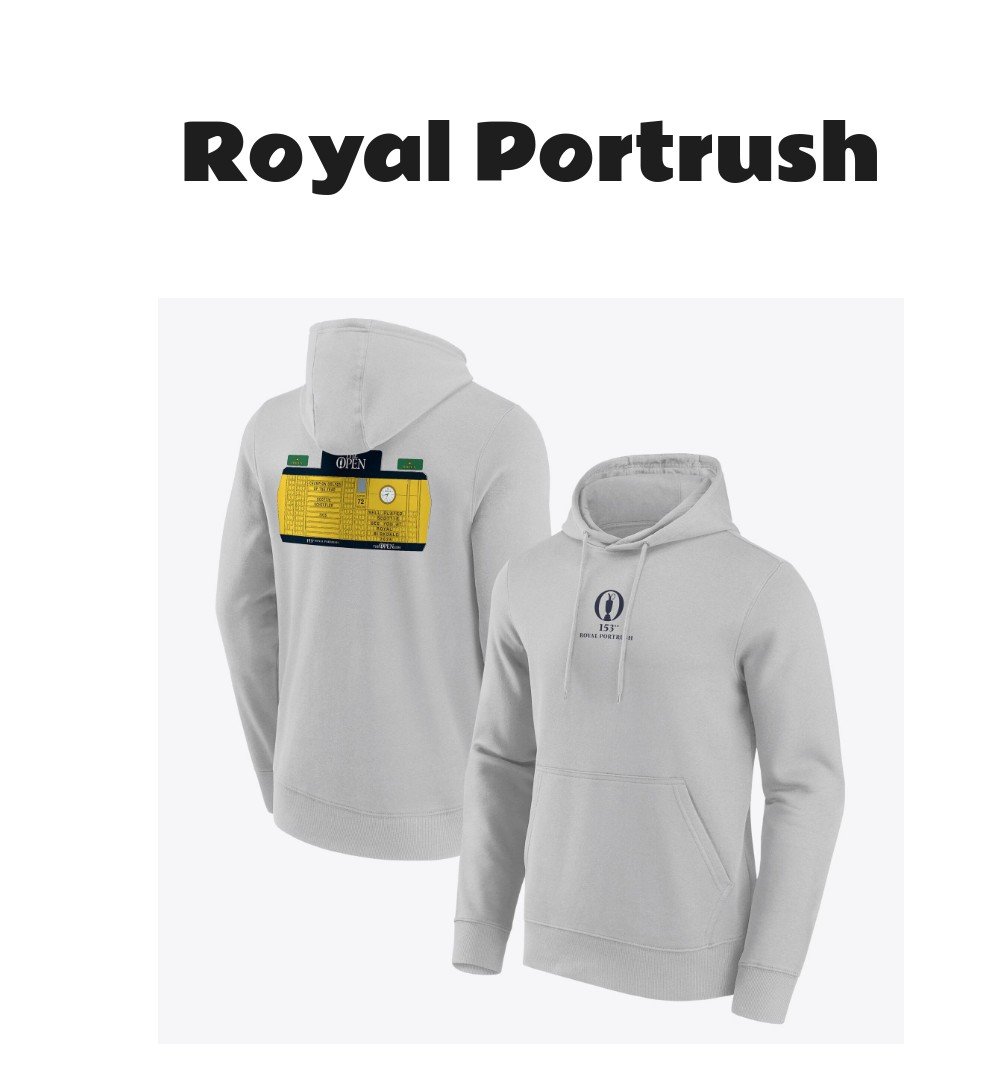 The 153rd Open Royal Portrush Scottie Scheffler Graphic Hoodie