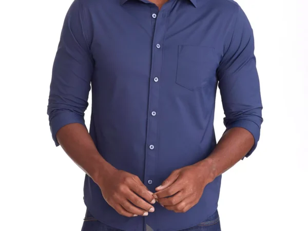 UNTUCKit Men's Regular Fit Wrinkle-Free Performance Gironde Button Up Shirt - White