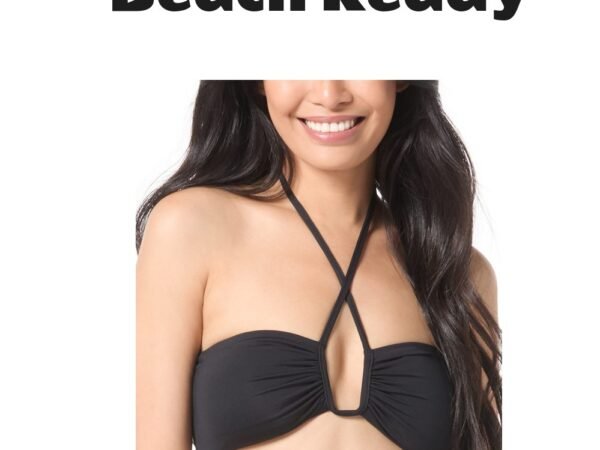 Vince Camuto Women's Halter Bandeau Bikini Top