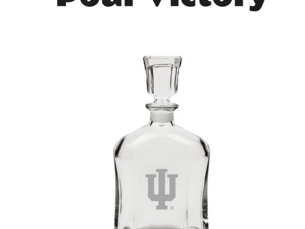 Indiana Hoosiers Whiskey Decanter