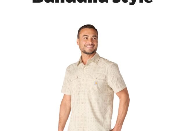 Carhartt Montana Bozeman Relaxed Plaid Short-Sleeve Shirt
