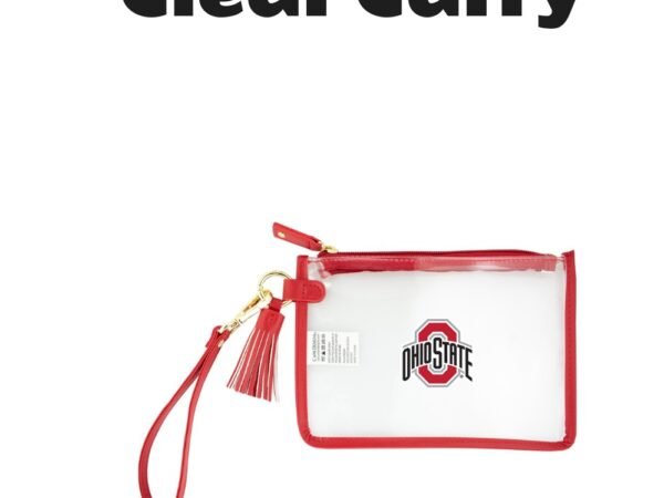 Ohio State Buckeyes Clear Wristlet
