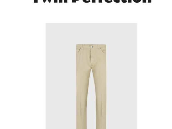 Five Pocket Gabardine Twill Pant