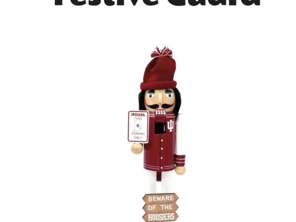 Indiana Hoosiers 12" Beware Nutcracker