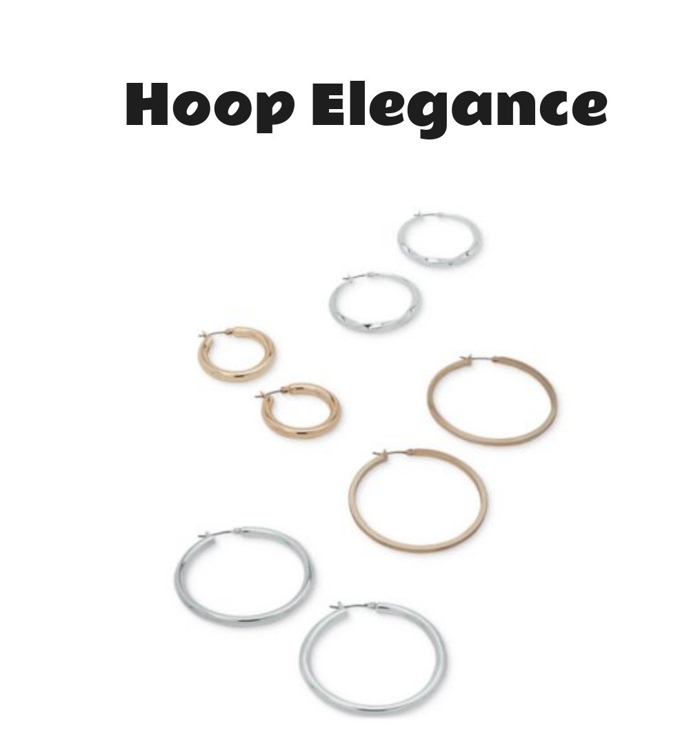 DKNY Assorted Hoop Earrings Collection
