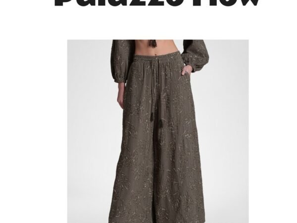 Avec Les Filles Women's Extreme Wide-Leg Palazzo Pants