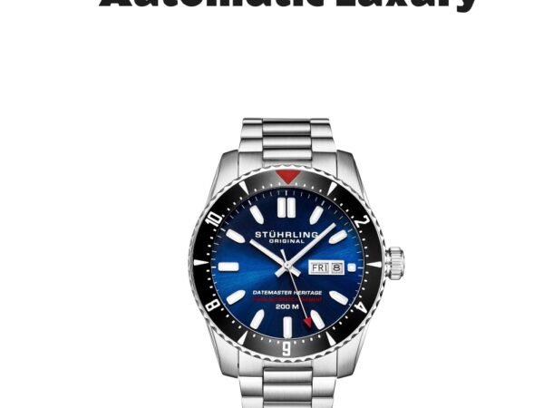 Stuhrling Aquadiver Swiss Automatic Diver Watch