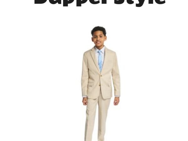 Tommy Hilfiger Boys Long Sleeve Stretch Floral Print Shirt with Modern Fit Jacket and Suit Pants