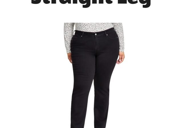 Levi's Plus Size Classic Straight Leg Jeans in Soft Black