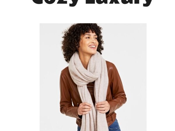 Charter Club 100% Cashmere Oversized Scarf