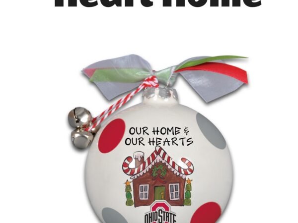 Ohio State Buckeyes Home & Hearts Ornament