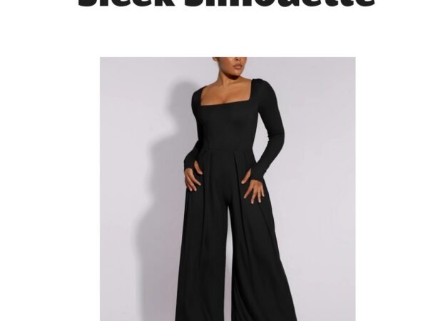 Bare Essentials AirSlim Square Neckline Built-In Shaping Jumpsuit