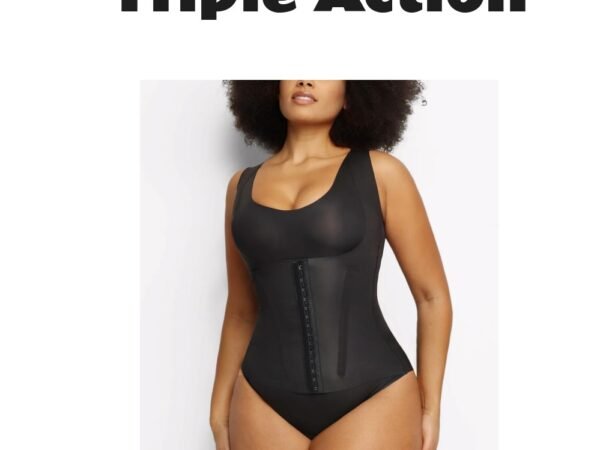 Bare Essentials Cream Touch 3-in-1 Shaping Tank Brief Bodysuit