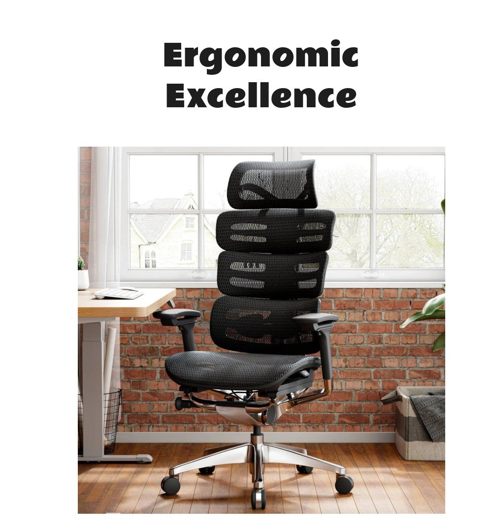 Odinlake O2 Ergo MAX Three-Section Backrest Ergonomic Chair
