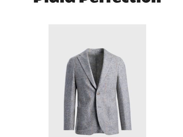 Jersey Plaid Soft Jacket