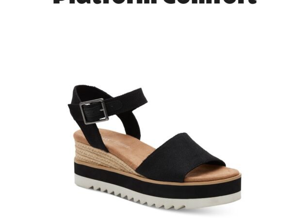 Toms Women's Diana Platform Wedge Sandals