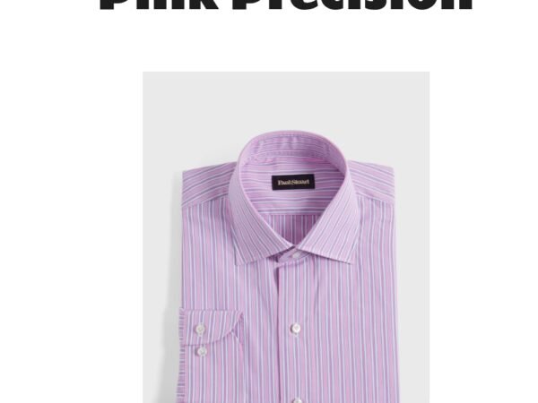 Pink Narrow Stripe Dress Shirt